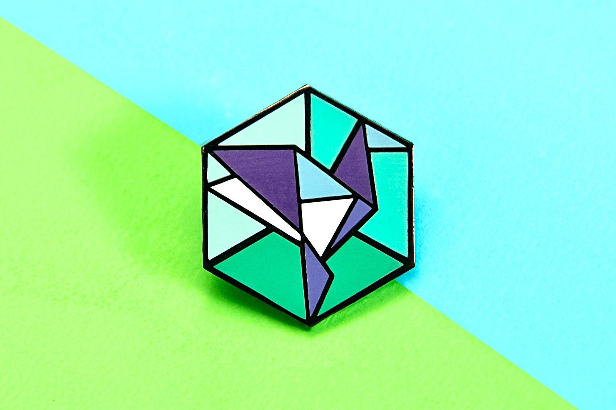 1970x1310 Gay MLM Flag Cube Pin, Desktop