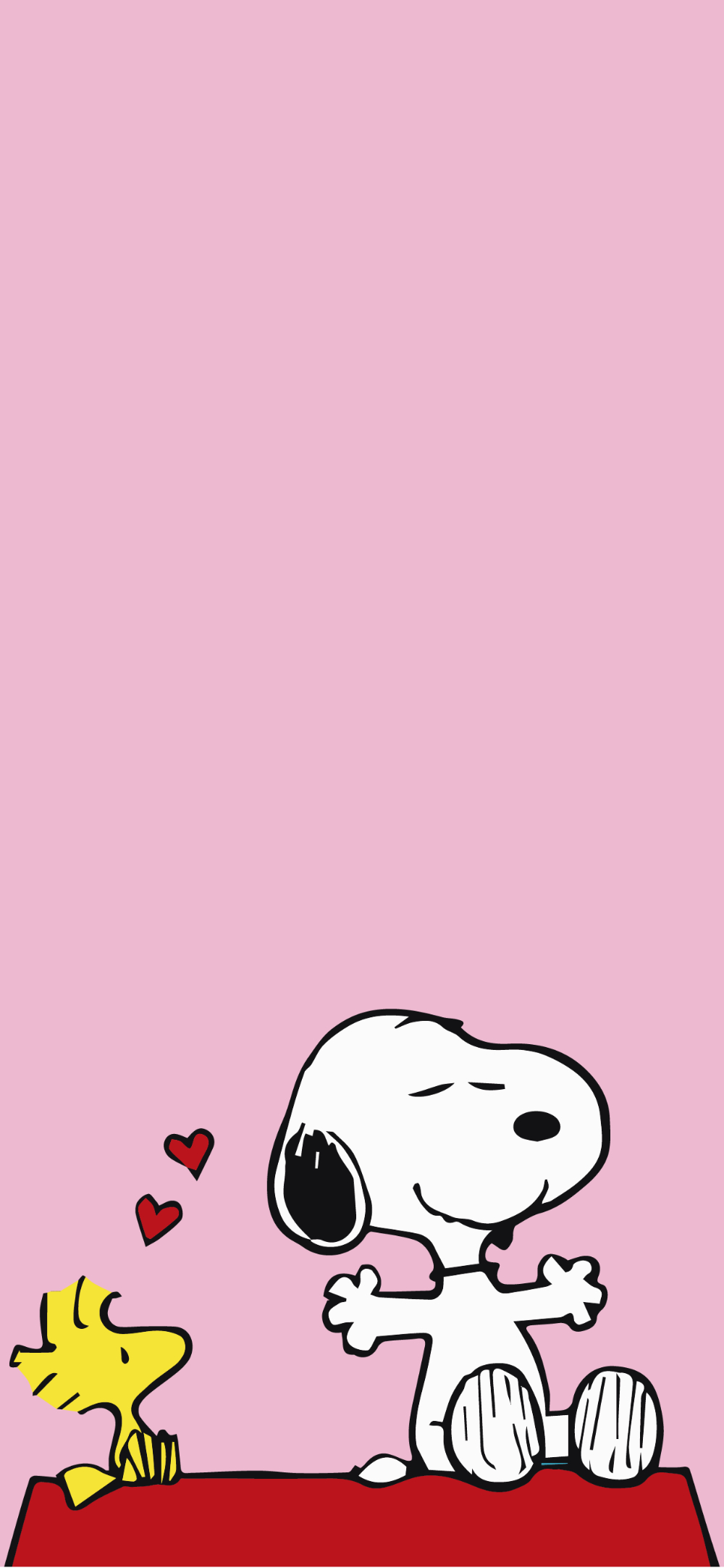 1000x2170 Snoopy wallpaper, Valentines wallpaper, Phone