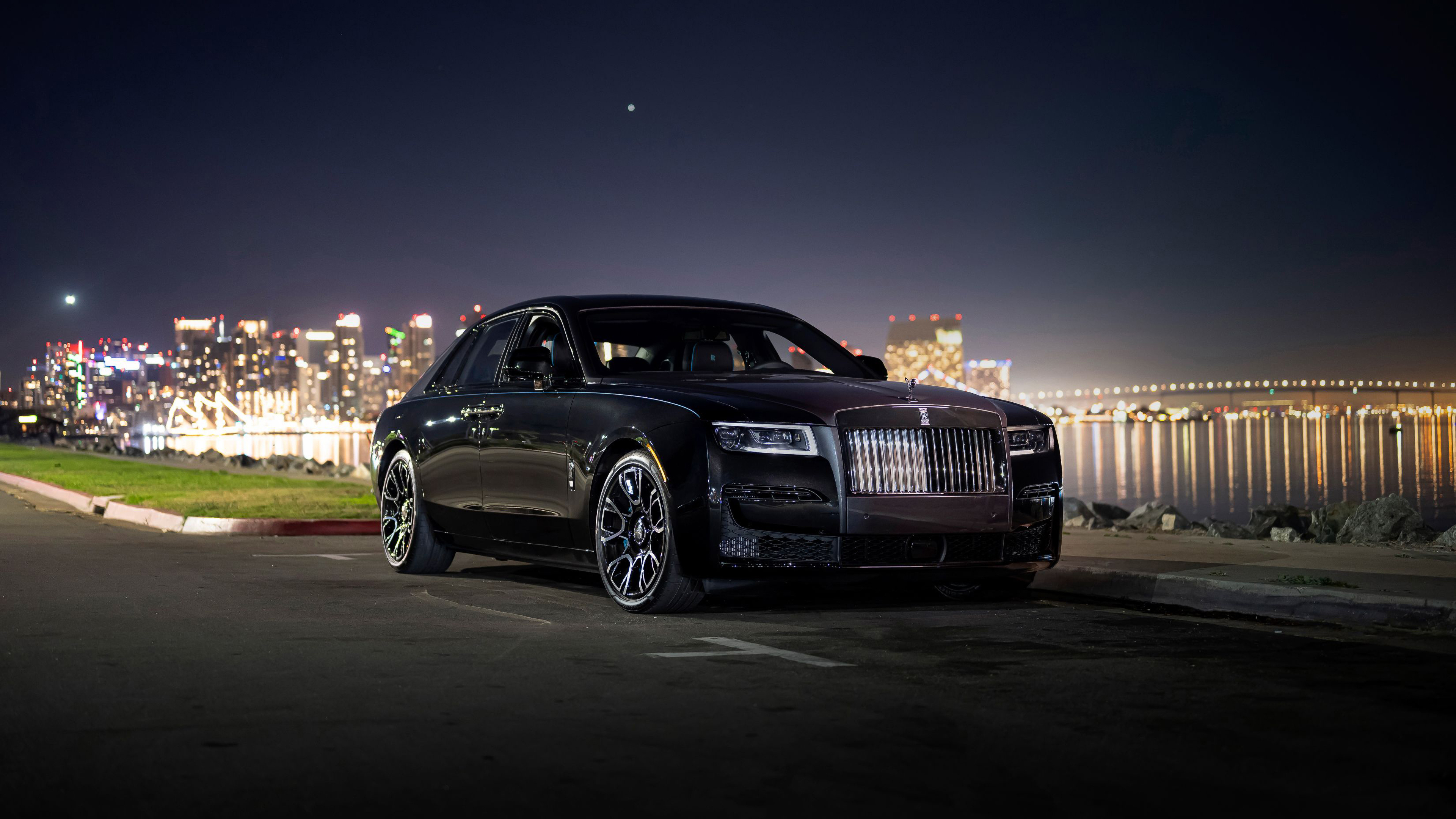 3840x2160 2022 Rolls Royce Black Badge Ghost 4K Wallpaper Car Wallpaper, Desktop