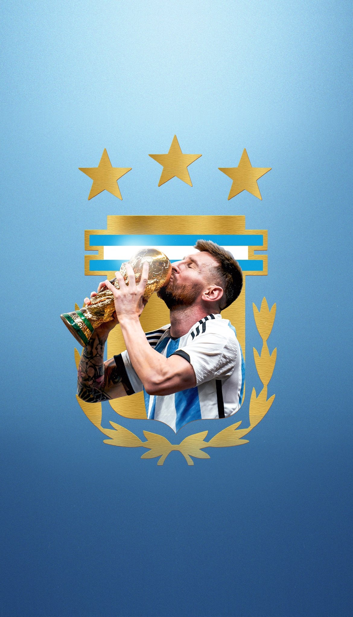 1170x2050 Wallpaper de Argentina campeón. com, Phone