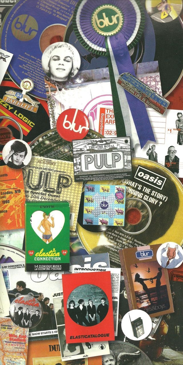 650x1280 Set Inspiration: Awesome Brit Pop Paraphernalia Scattered Around, Phone