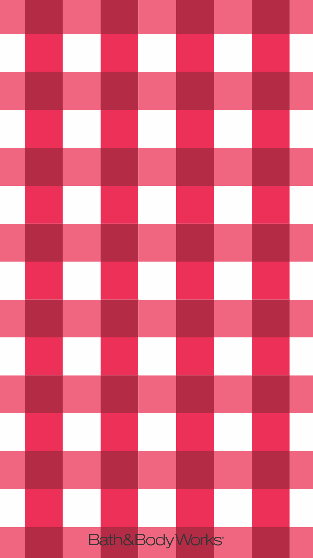 1080x1920 Bath & Body Works Red Gingham Wallpaper. рисунки ПОцветам, Phone