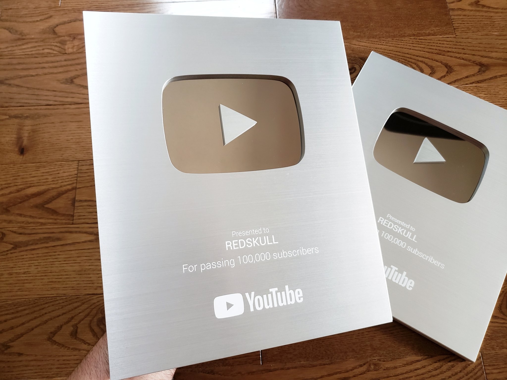 2050x1540 Redskull 2nd YouTube Silver Play Button is here!, Desktop