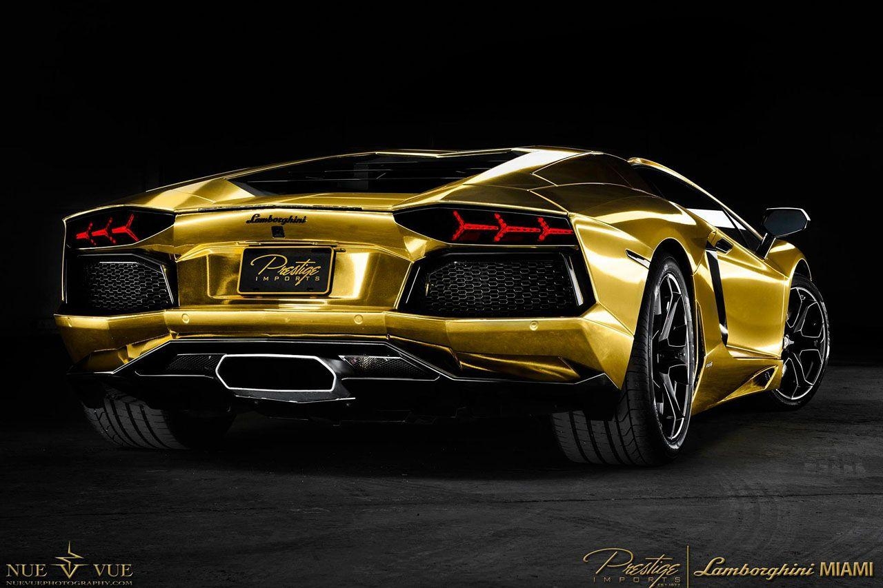 1280x860 Cool Gold Lamborghini Wallpaper, Desktop