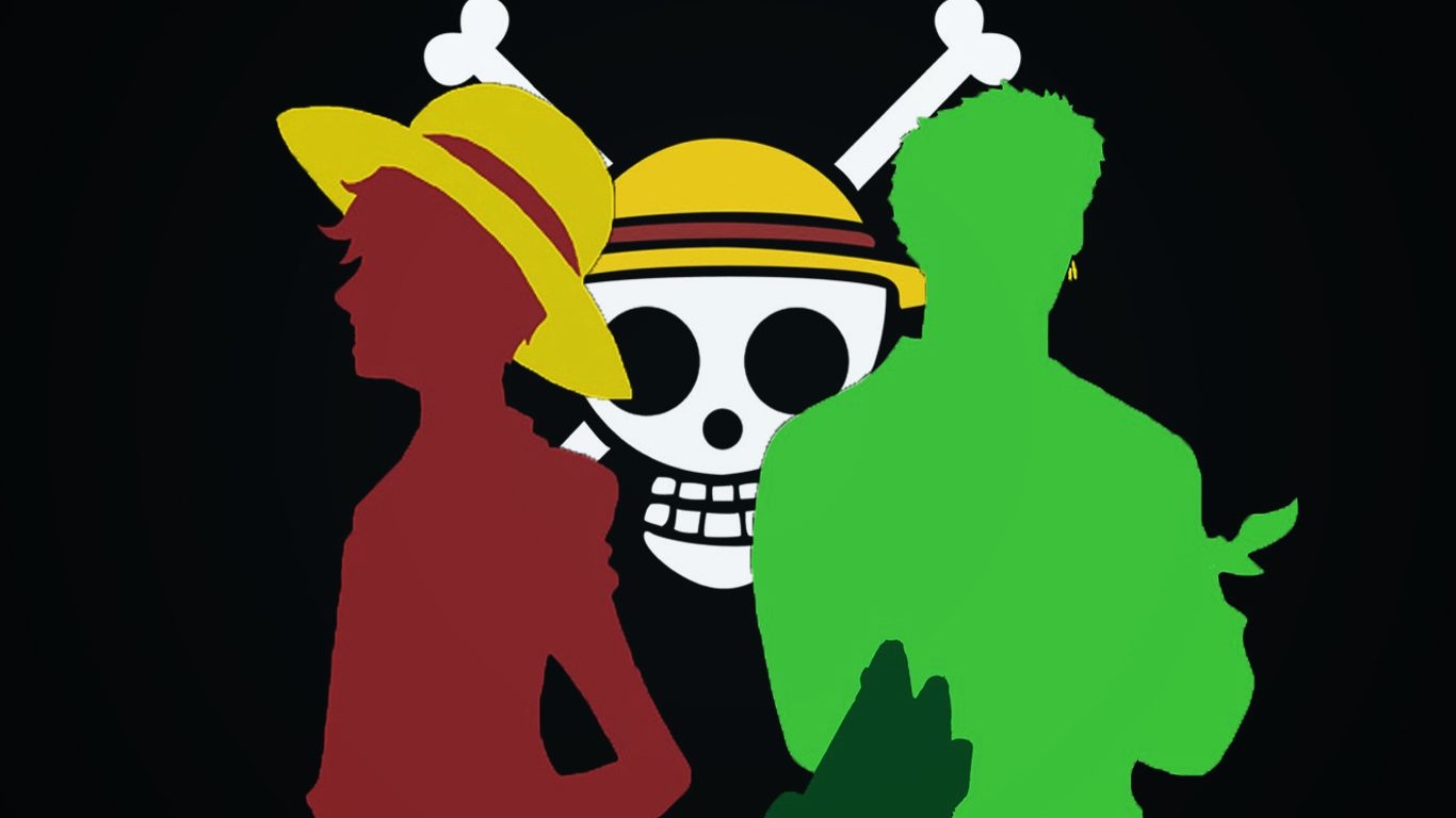 1370x770 Luffy and Zoro Wallpaper, Desktop