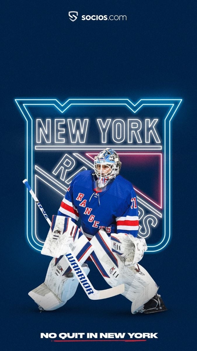 680x1200 Hockey goalie, New york rangers logo, Phone