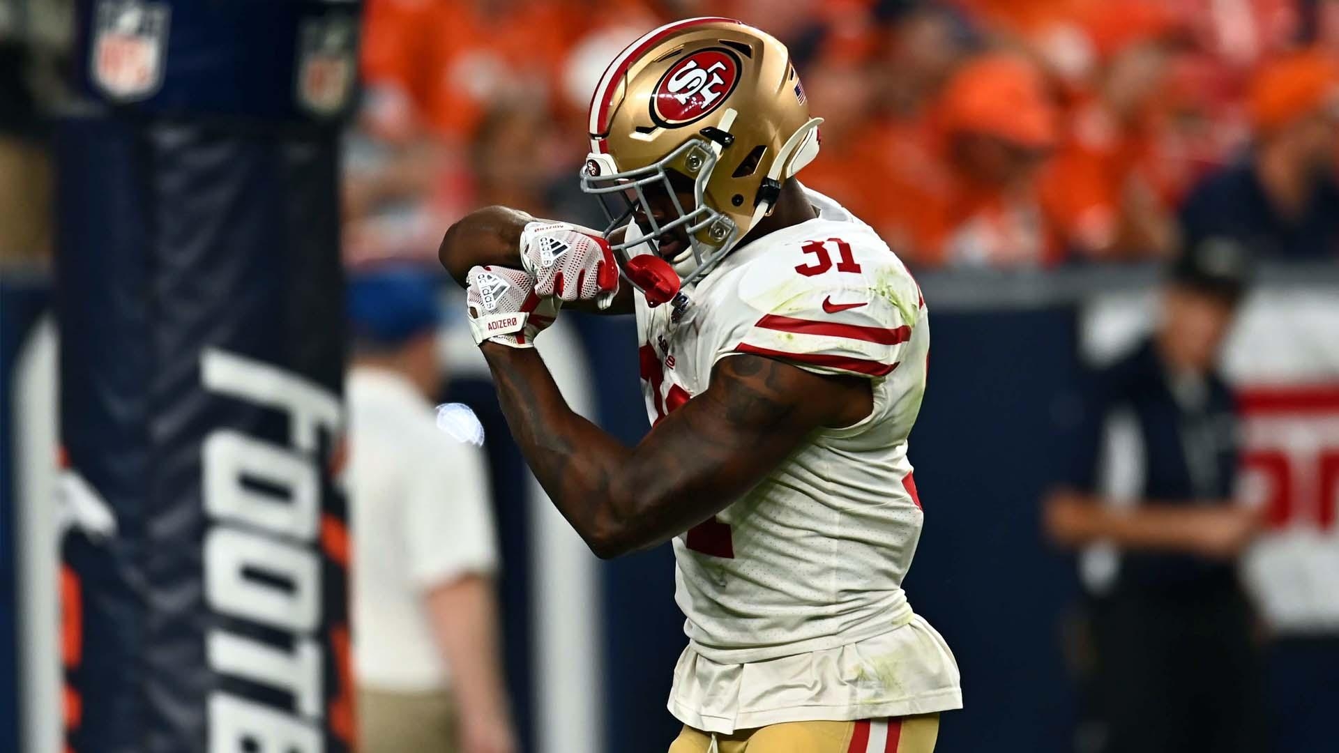 1920x1080 49ers' Raheem Mostert honors agent's father with touchdown, Desktop