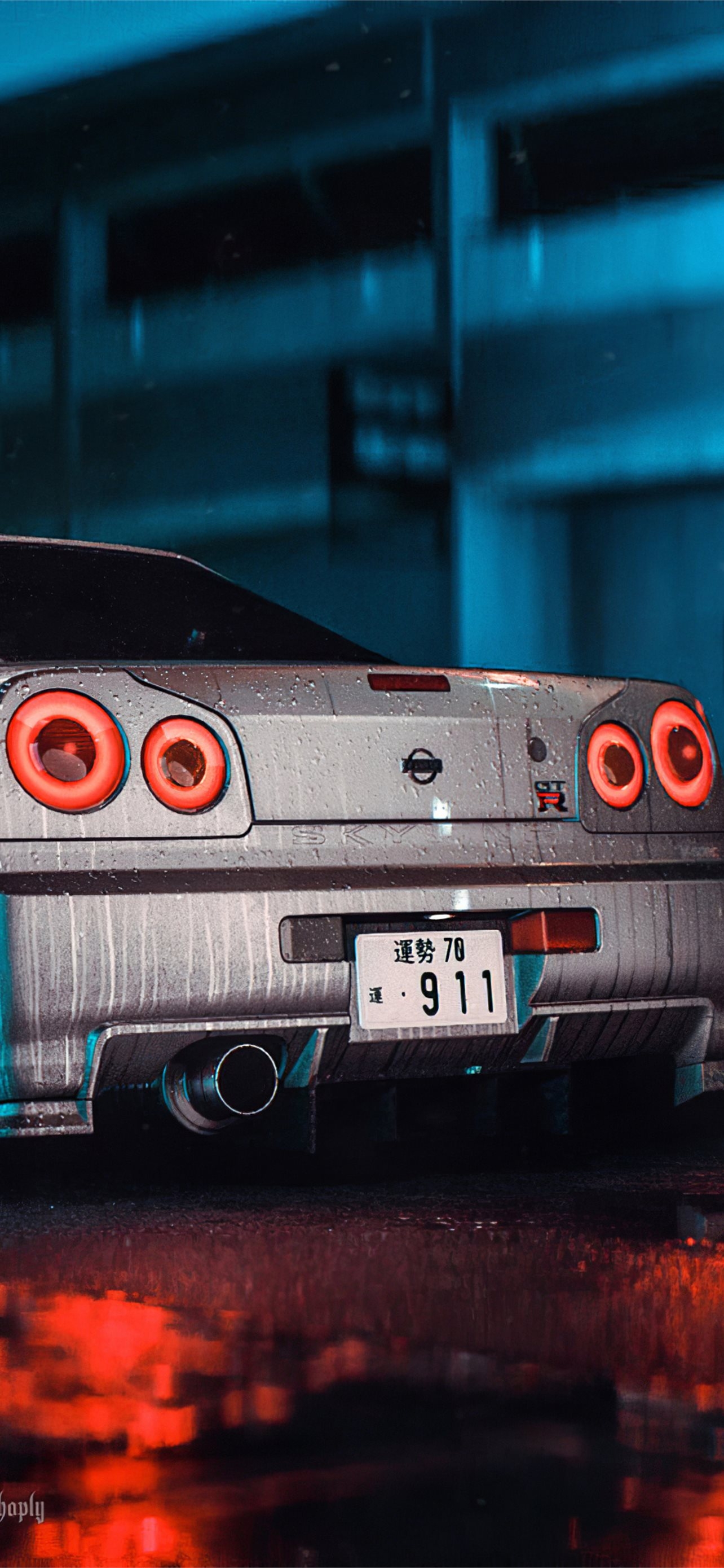 1290x2780 Nissan Skyline GT R R34 Need For Speed, Phone