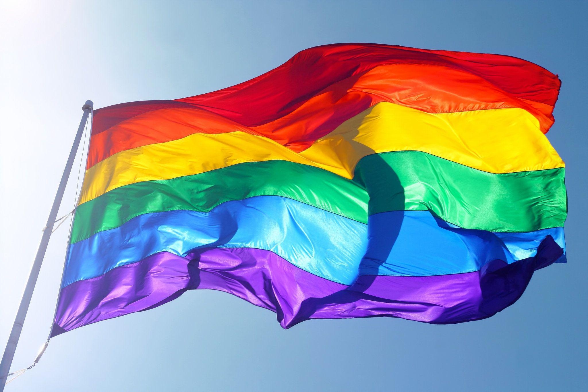 2050x1370 Rainbow Flag Wallpaper Free Rainbow Flag Background, Desktop