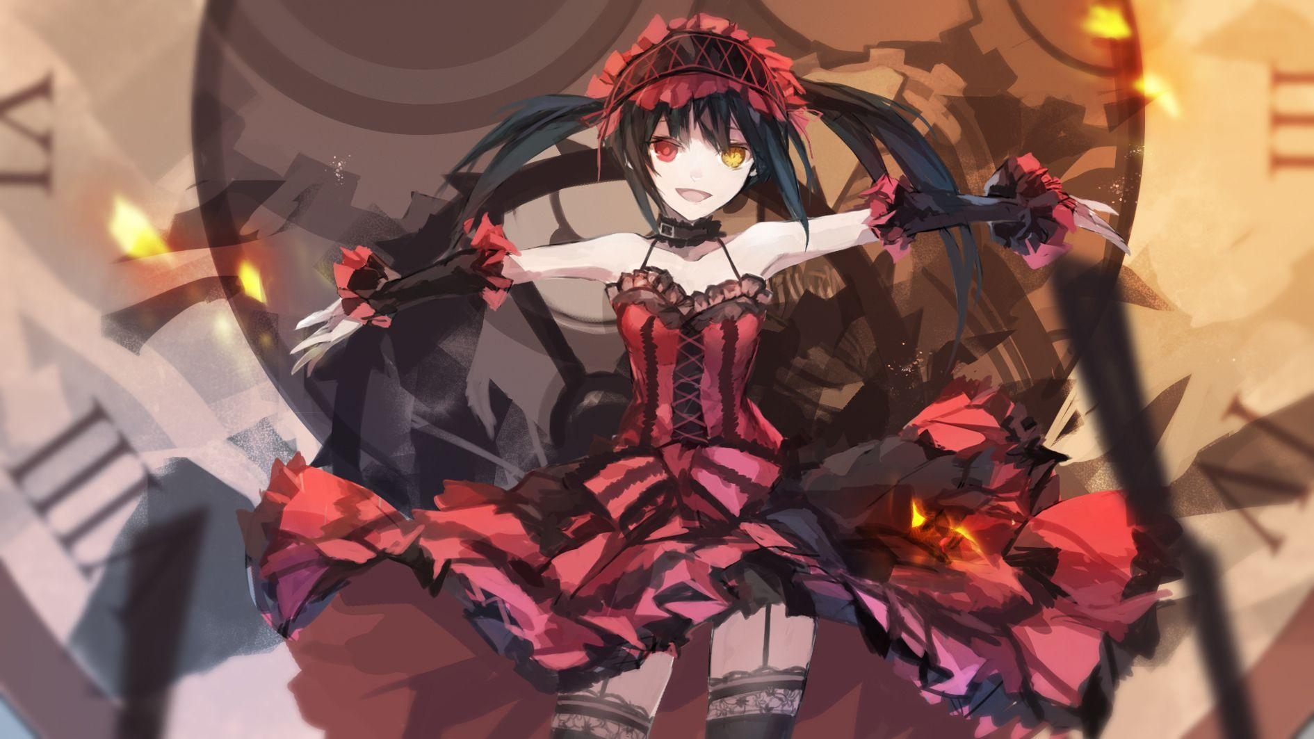 1890x1070 Anime Girls Date A Live Kurumi Tokisaki, Desktop