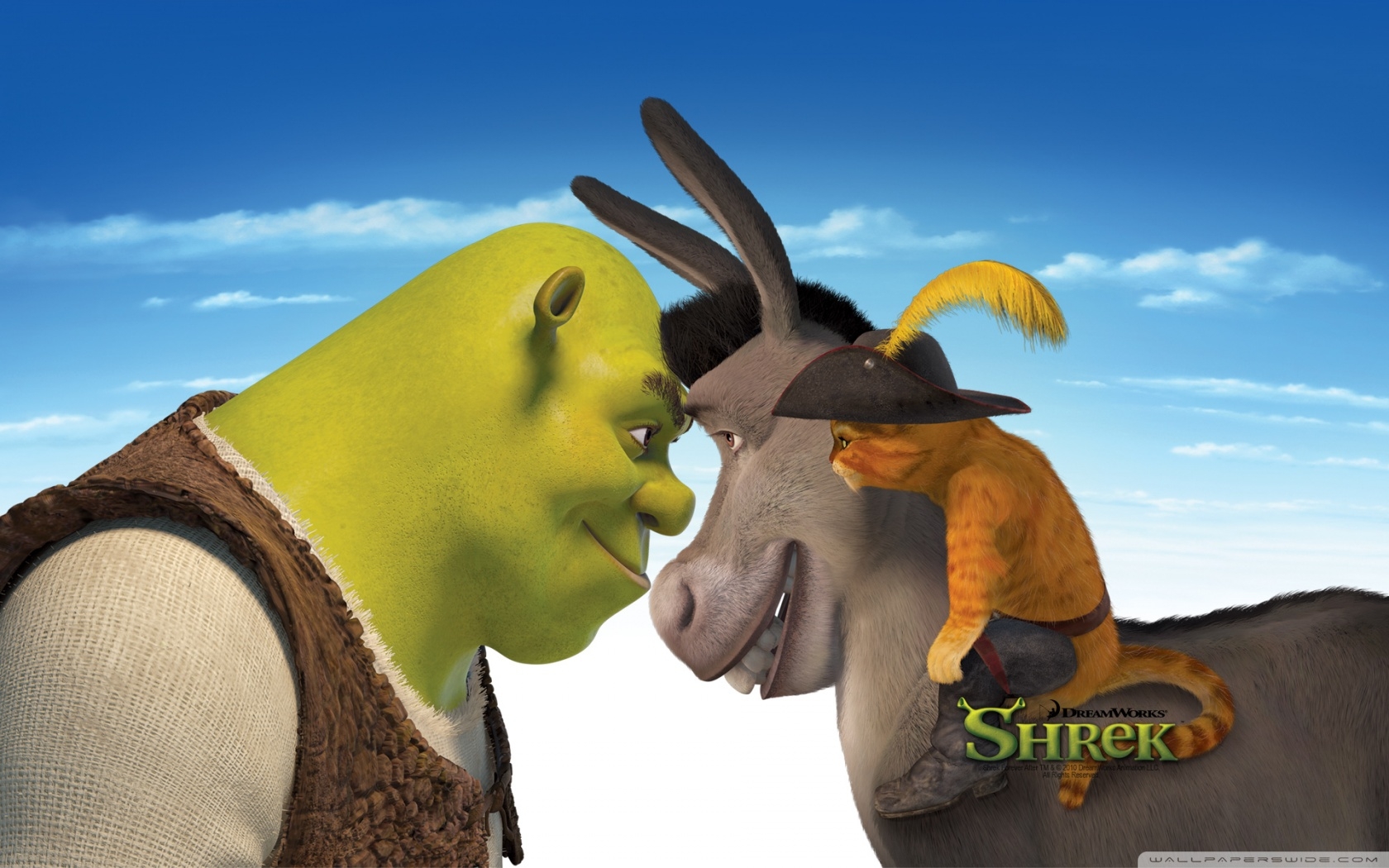 1680x1050 Shrek, Donkey And Puss, Shrek The Final Chapter Ultra HD Desktop Background Wallpaper for 4K UHD TV, Widescreen & UltraWide Desktop & Laptop, Tablet, Desktop