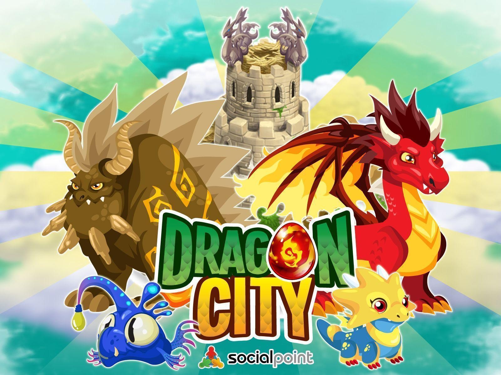 1600x1200 Dragon City Wallpaper, Desktop