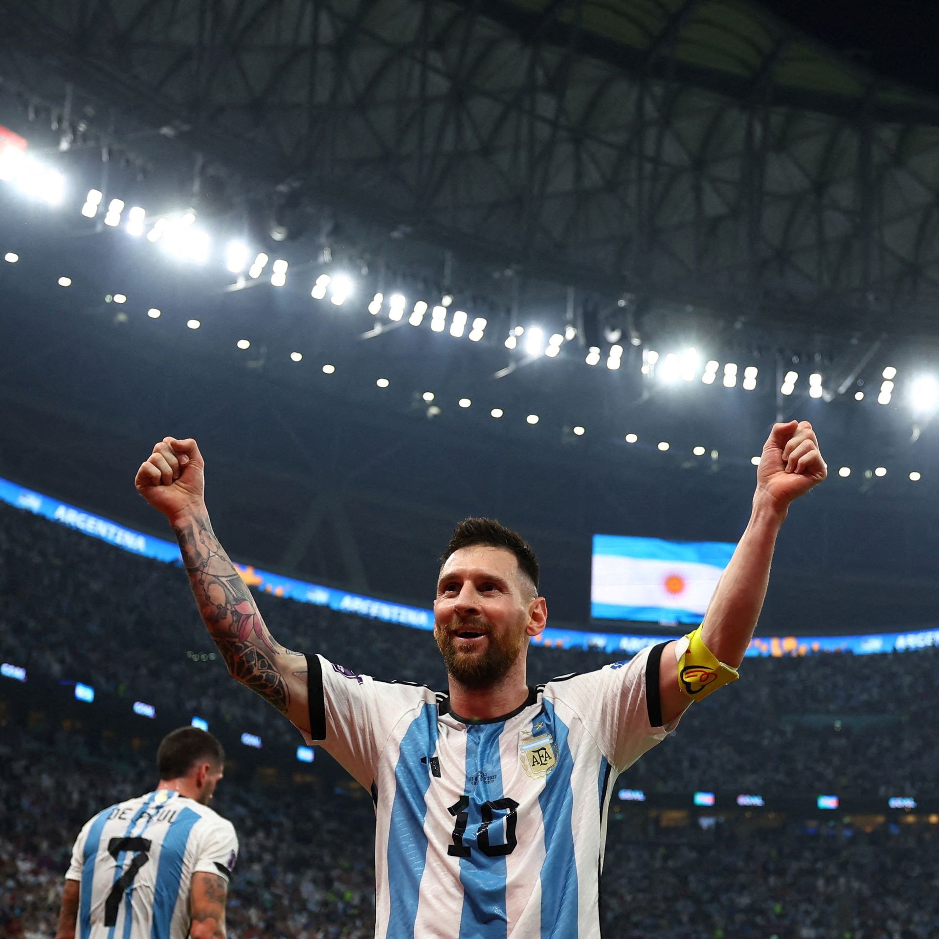 1920x1920 Messi's World Cup dream alive as Alvarez helps Argentina cruise past Croatia into final, Phone