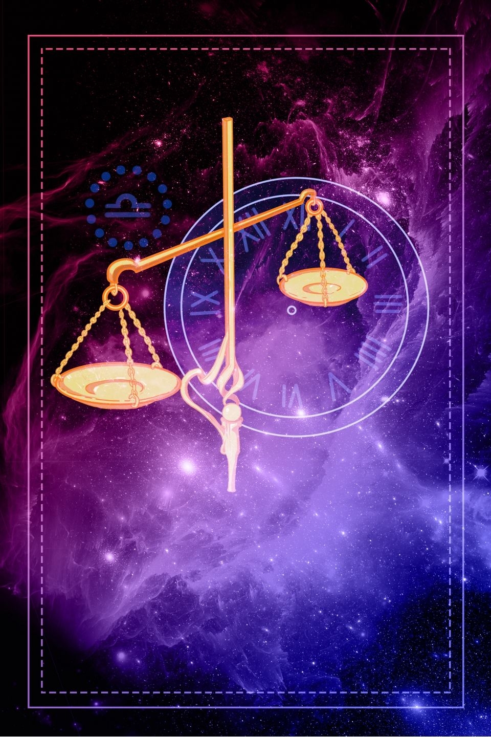 960x1440 Constellation Libra Starry Sky Background, Numerology, Destiny, Phone