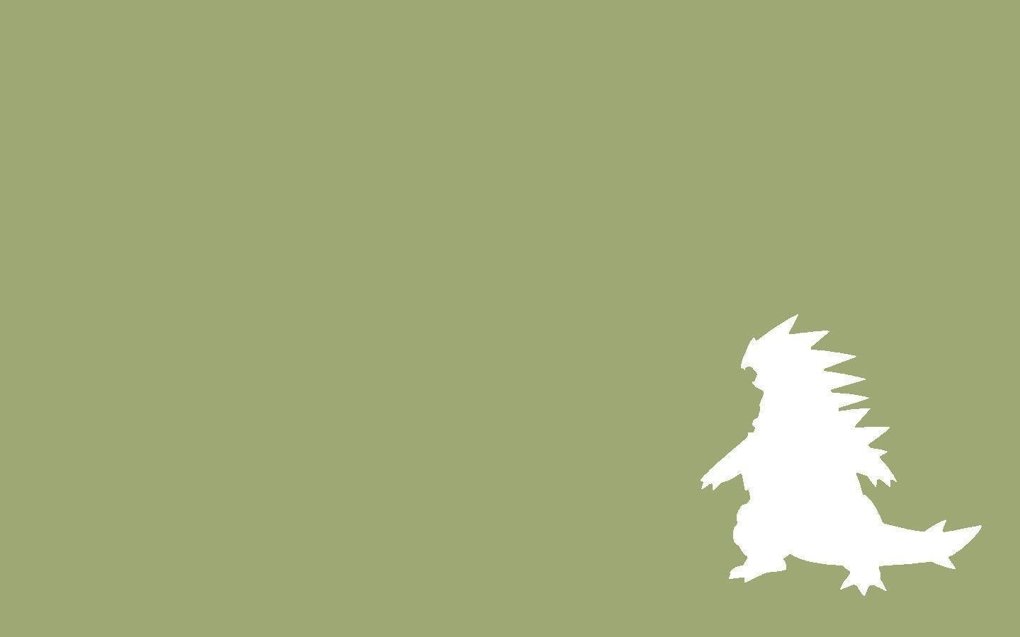 1440x900 Tyranitar minimalistic wallpaper, Desktop