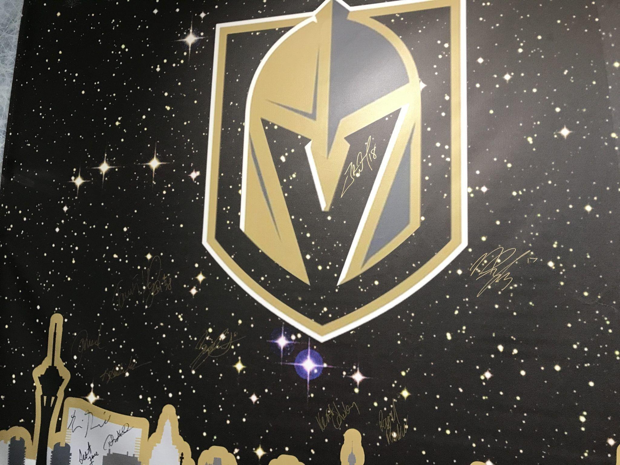 2050x1540 Bid On Signed Vegas Golden Knights Banner For Charity, Desktop