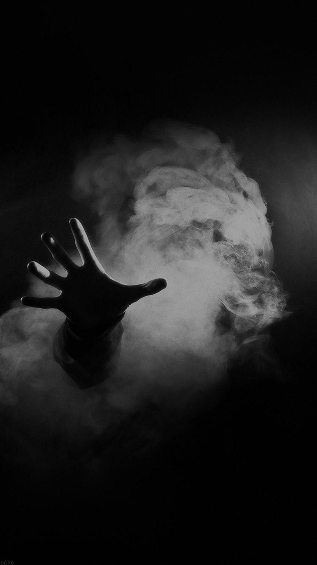 1080x1920 Hand From Smoke Black iPhone 6 wallpaper. blAck N wHite, Phone