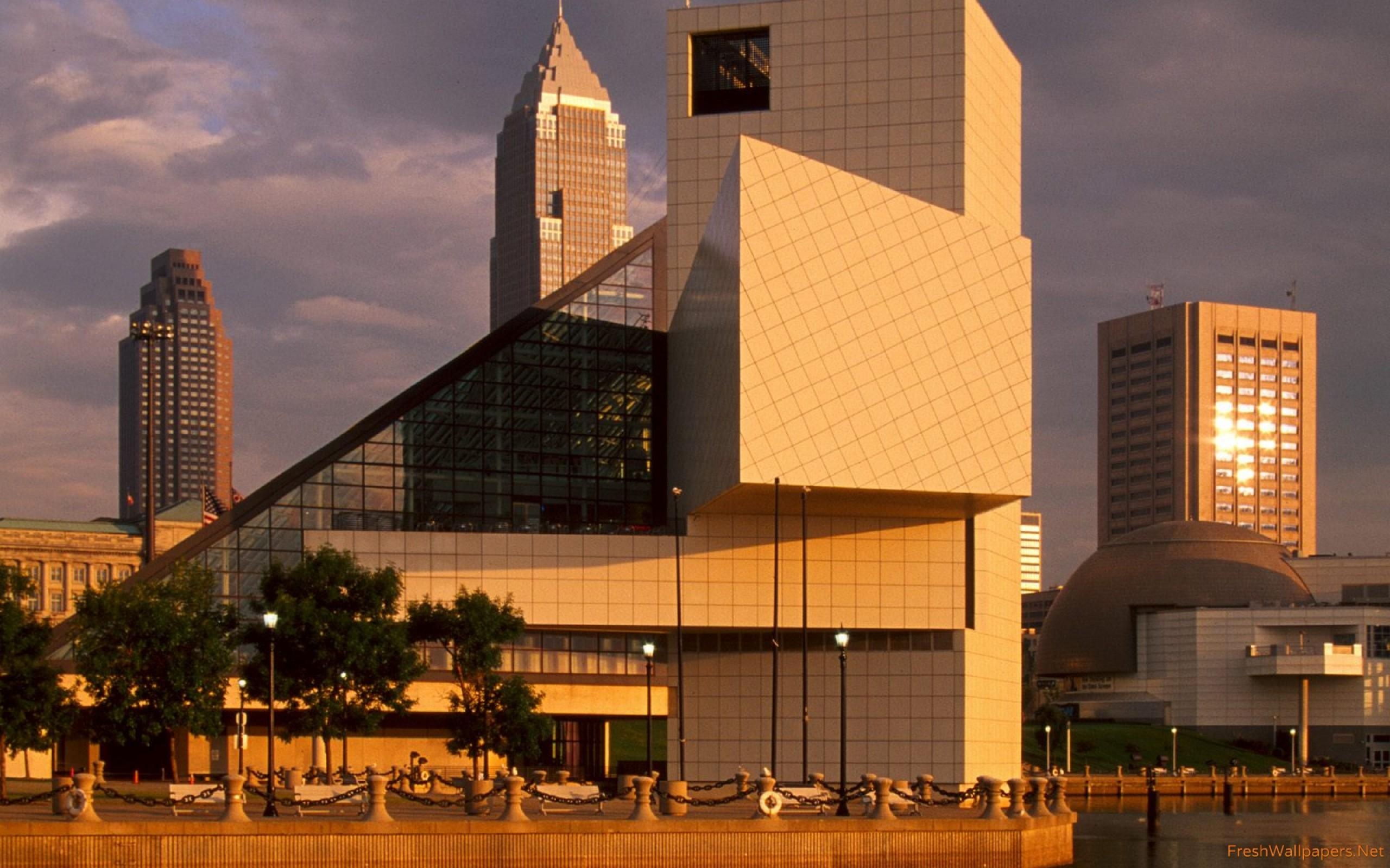 2560x1600 Rock and Roll Hall of Fame, Cleveland, Ohio wallpaper, Desktop