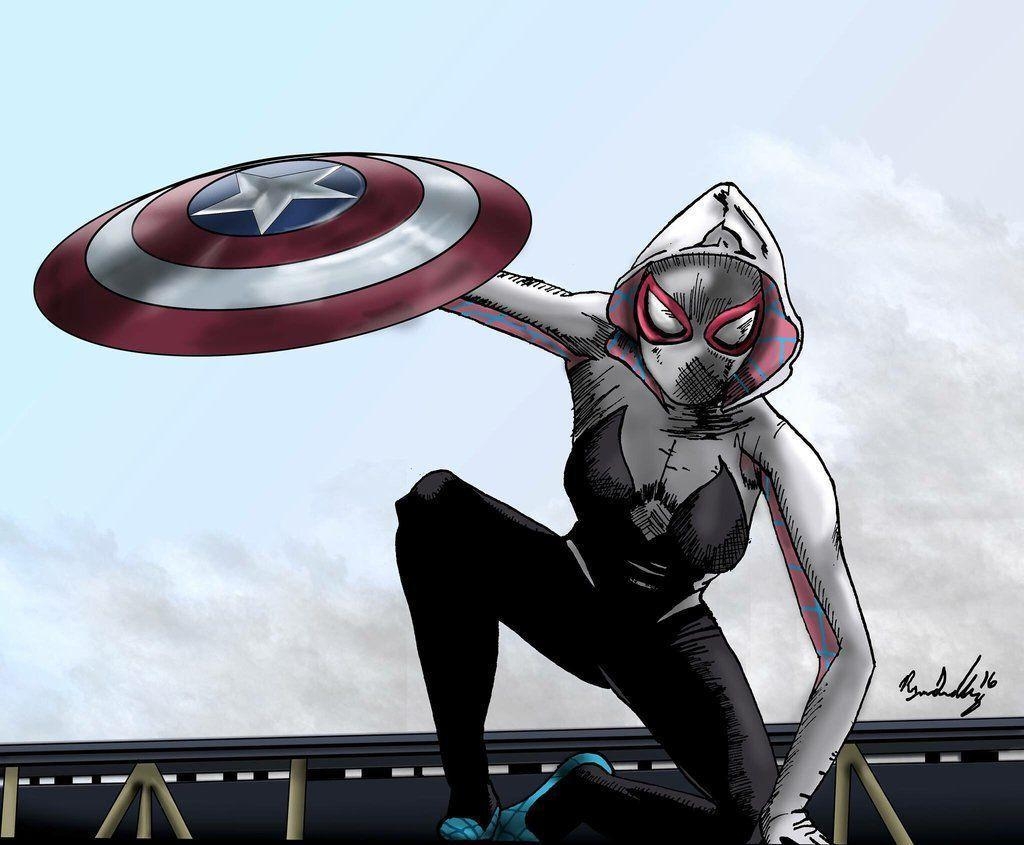 1030x850 Spider Gwen Civil War, Desktop