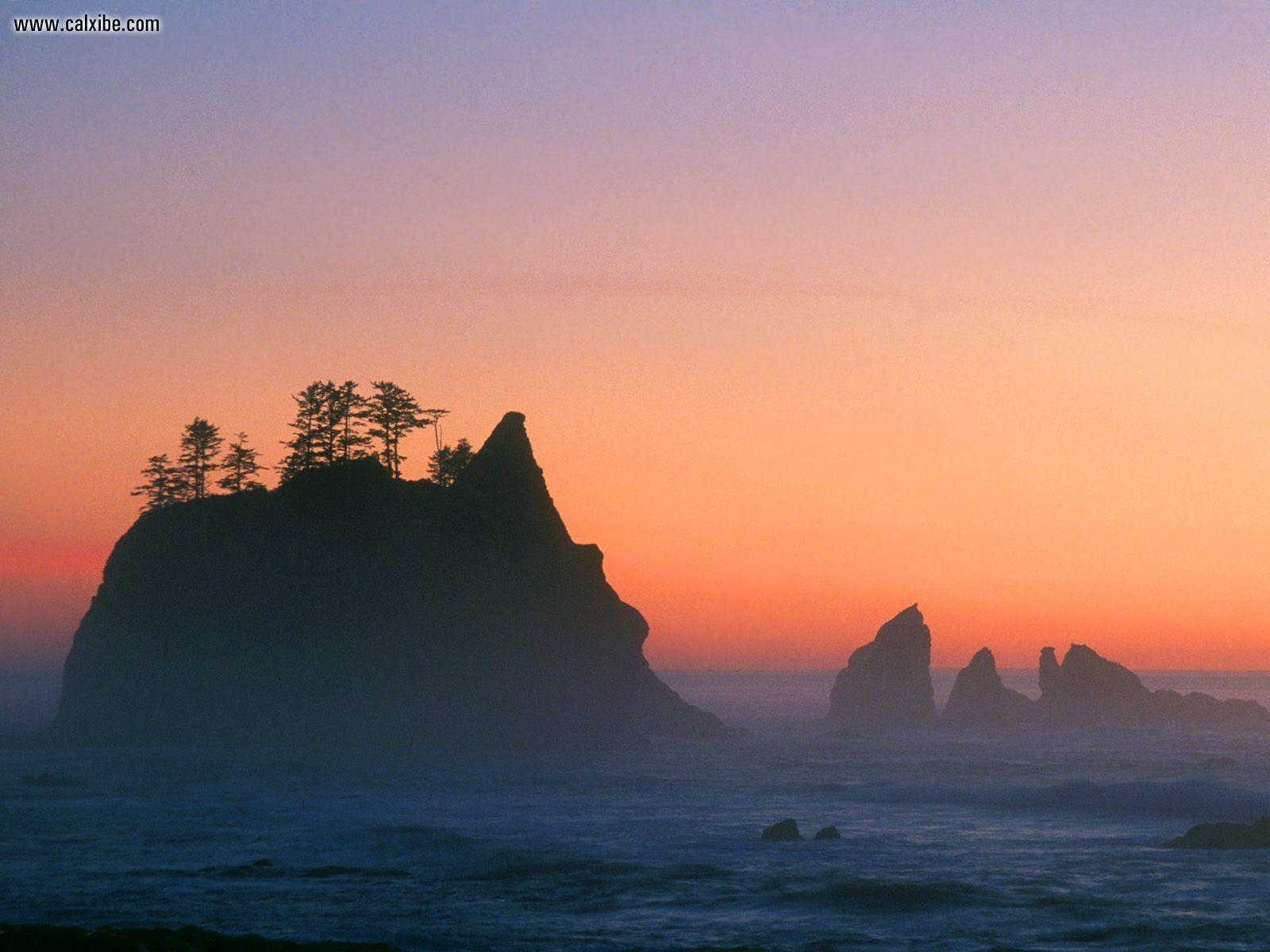 1600x1200 Nature: Point Of The Arches Sea Stacks Olympic National Park, Desktop