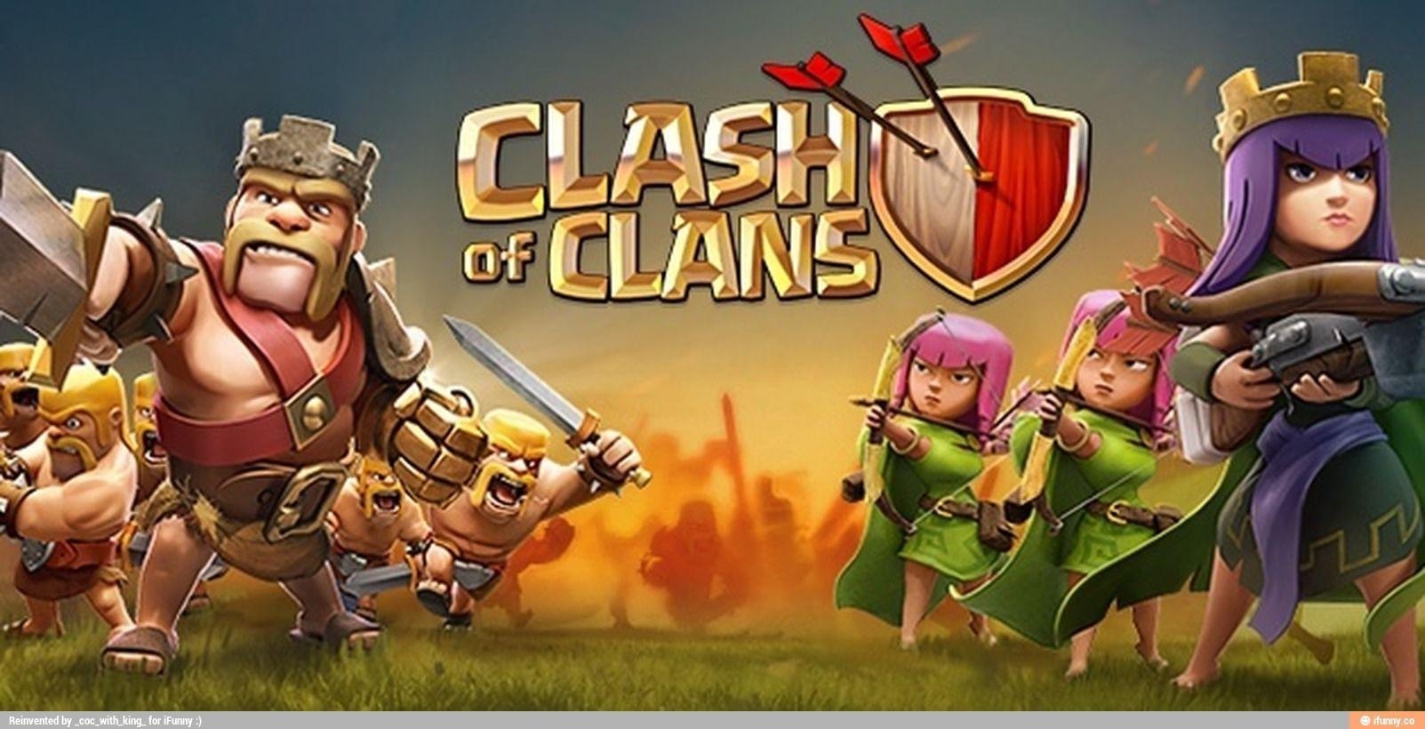 1610x820 Clash Of Clans Wallpaper Image Photo Picture Background, Desktop