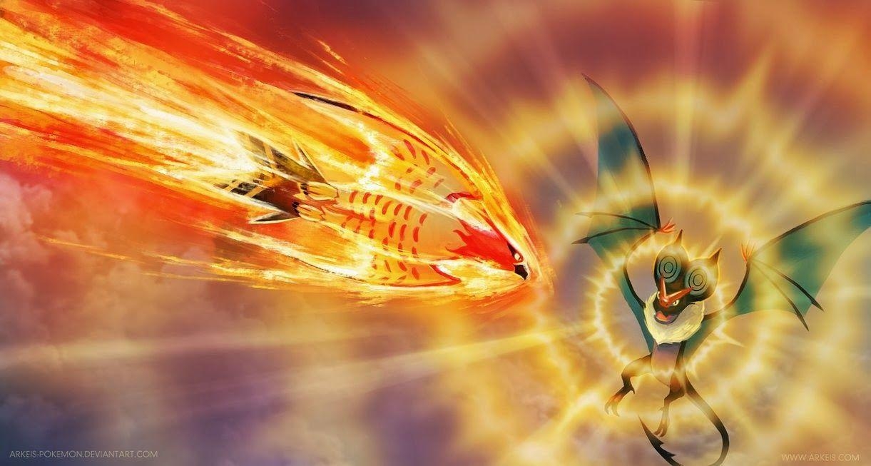 1230x660 Sky Battle Talonflame vs. Noivern, Desktop