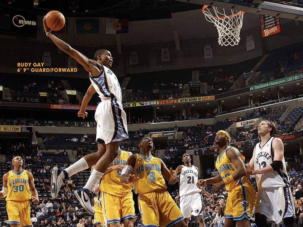 1030x770 NBA Grizzlies NO.22 Rudy Gay Dunk picture Grizzlies, Desktop