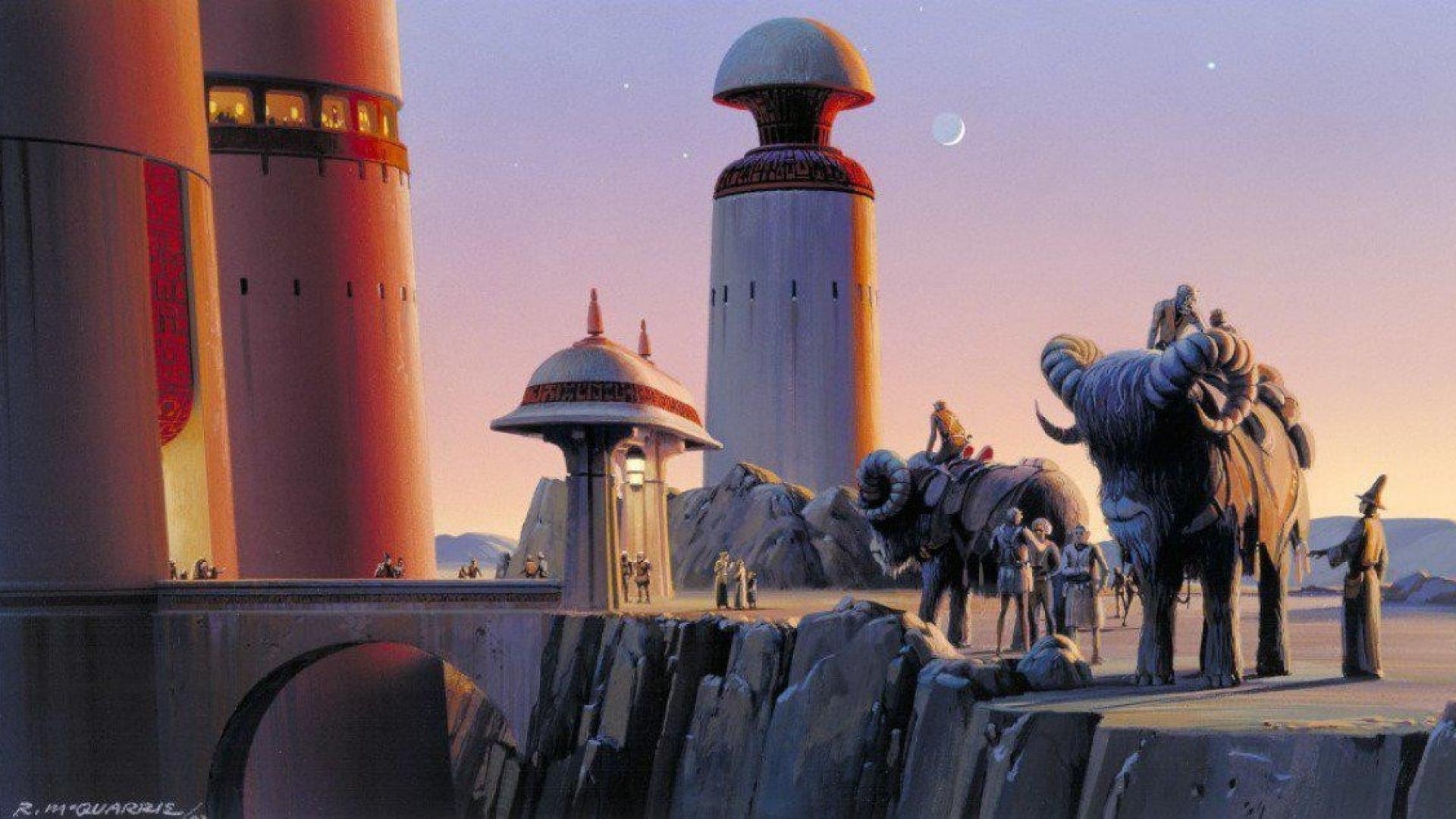 1920x1080 Artwork ralph mcquarrie a new hope tatooine wallpaper, Desktop