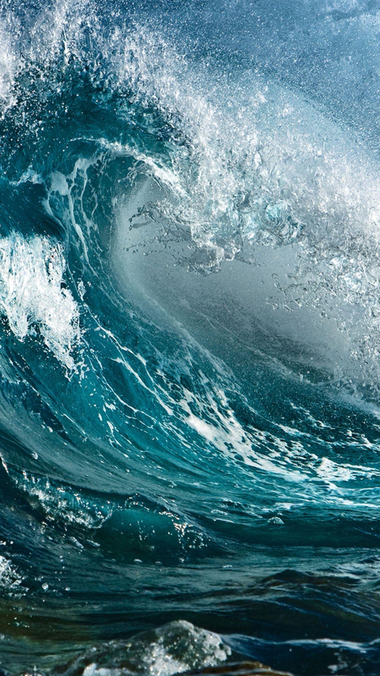 1250x2210 Ocean waves wallpaper #iphone #android #ocean #waves check out more, Phone