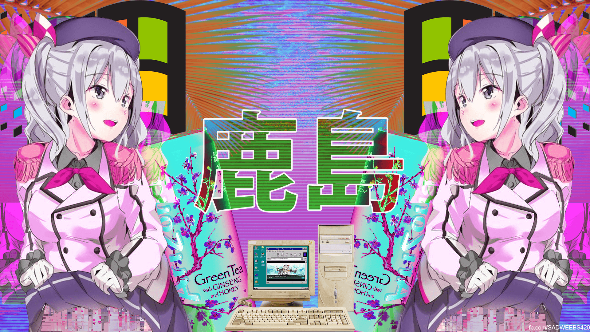 1920x1080 a e s t h e t i c (Vaoorwave Wallpaper mostly anime dump), Desktop