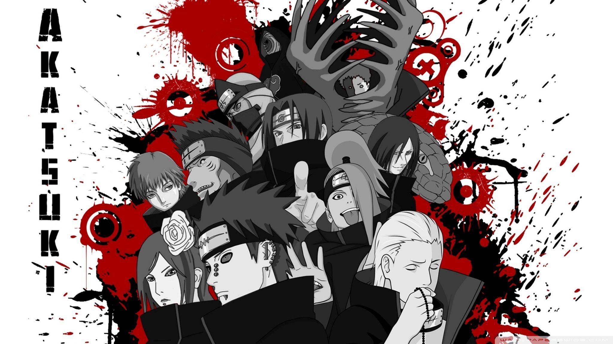 2050x1160 Akatsuki (Naruto) HD Wallpaper, Desktop