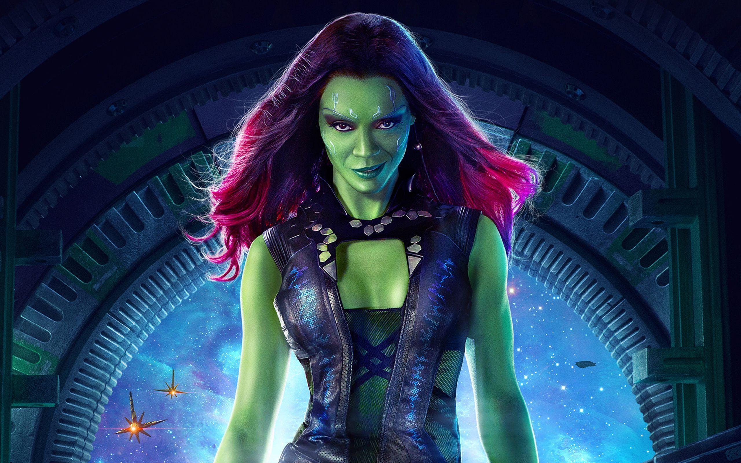 2560x1600 Zoe Saldana as Gamora Wallpaper, Desktop