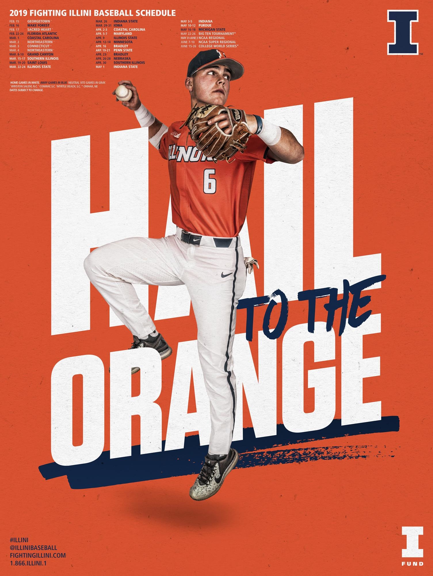 1510x2000 Baseball Poster & Wallpaper Now Available of Illinois Athletics, Phone