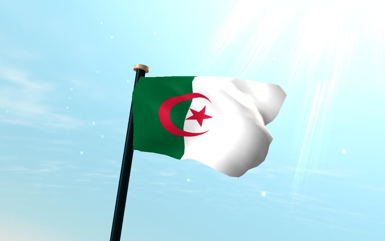 1280x800 Algeria Flag 3D Free for Android, Desktop