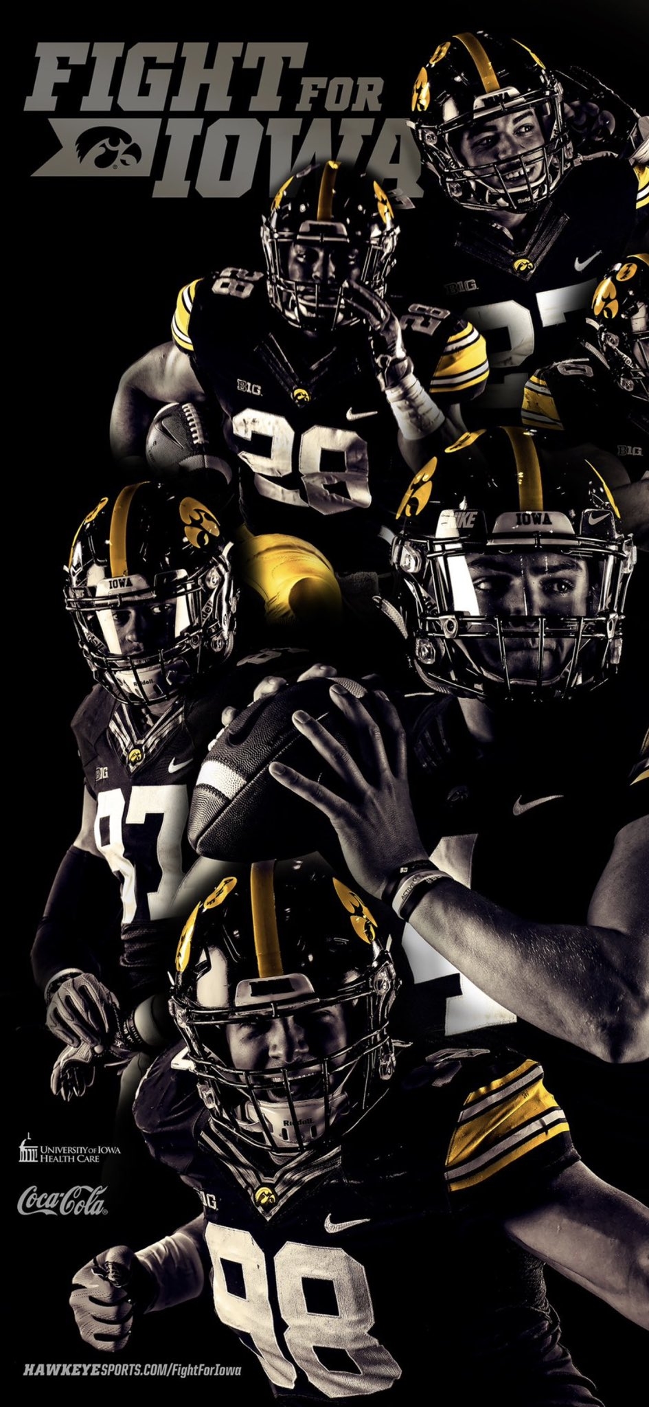 950x2050 sweet Iowa Hawkeye Football wallpaper, Phone