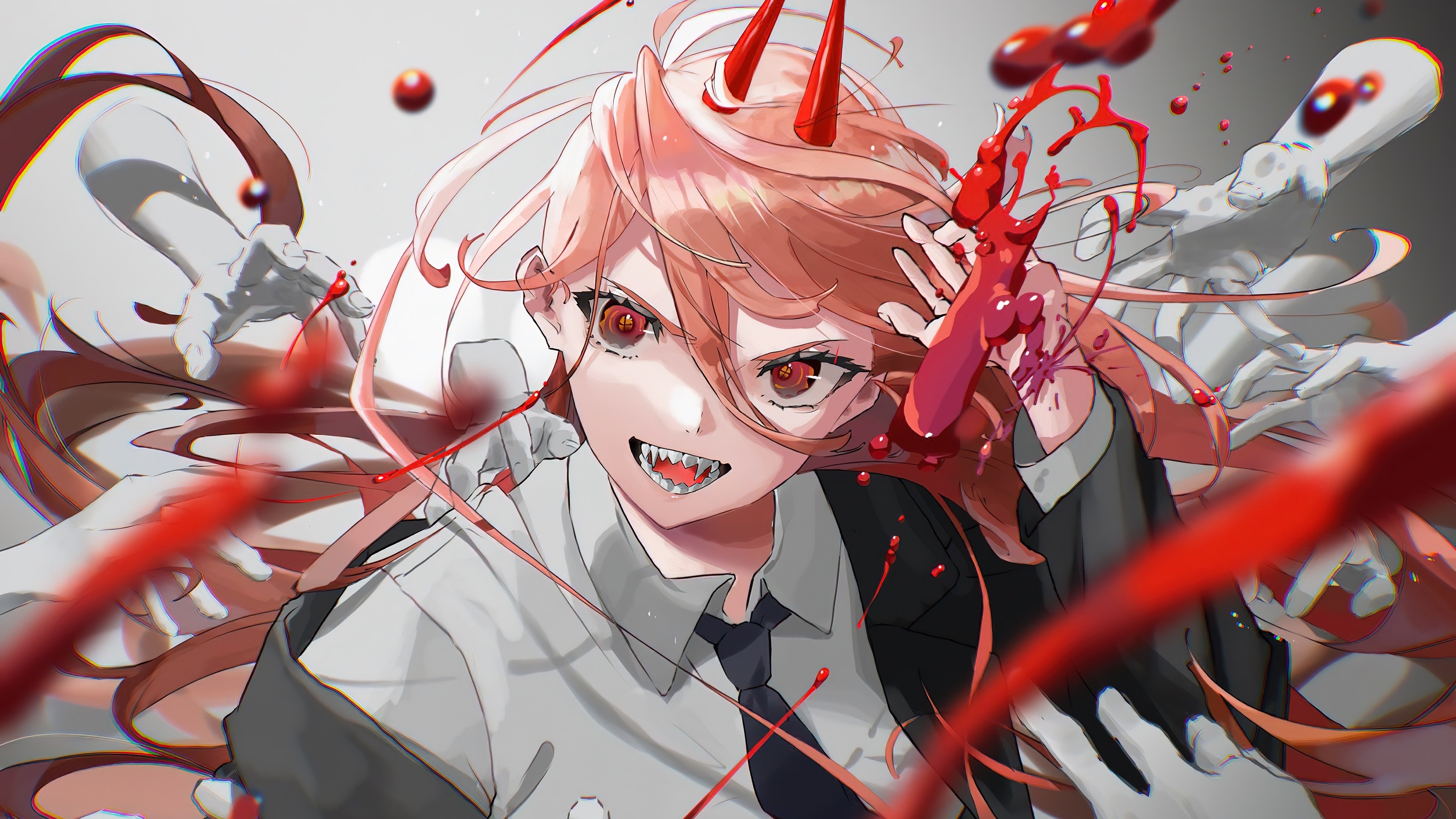 3840x2160 power, chainsaw man, anime, 4k, pc Gallery HD Wallpaper, Desktop