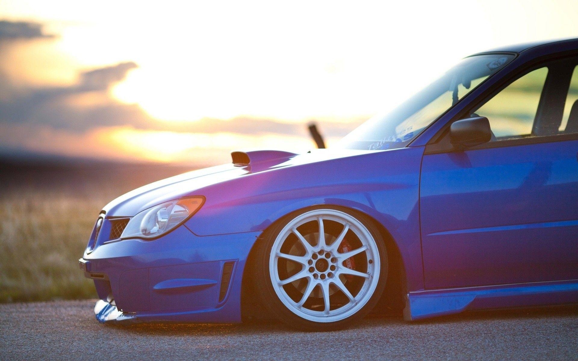 1920x1200 Subaru, Subaru Impreza, WRX STI, Blue, JDM, Car, Stance Wallpaper, Desktop