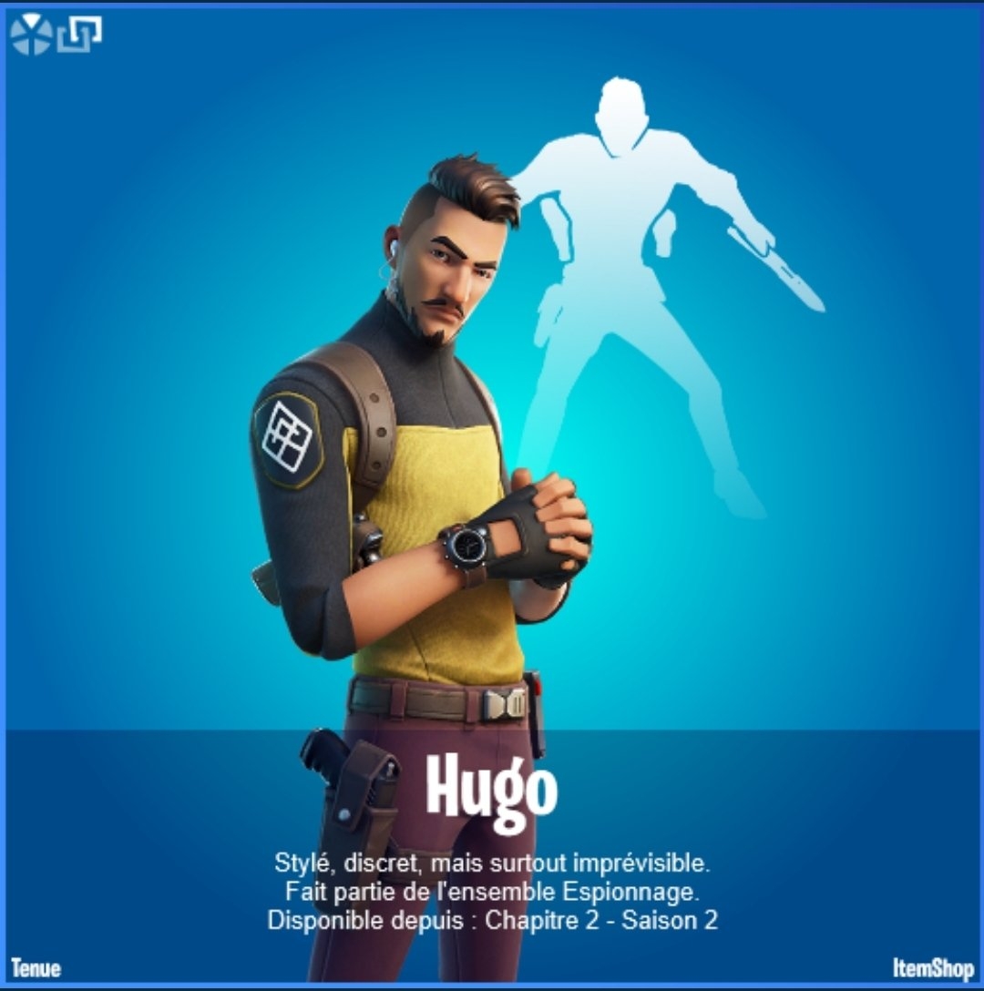 1080x1090 Hugo Fortnite wallpaper, Phone