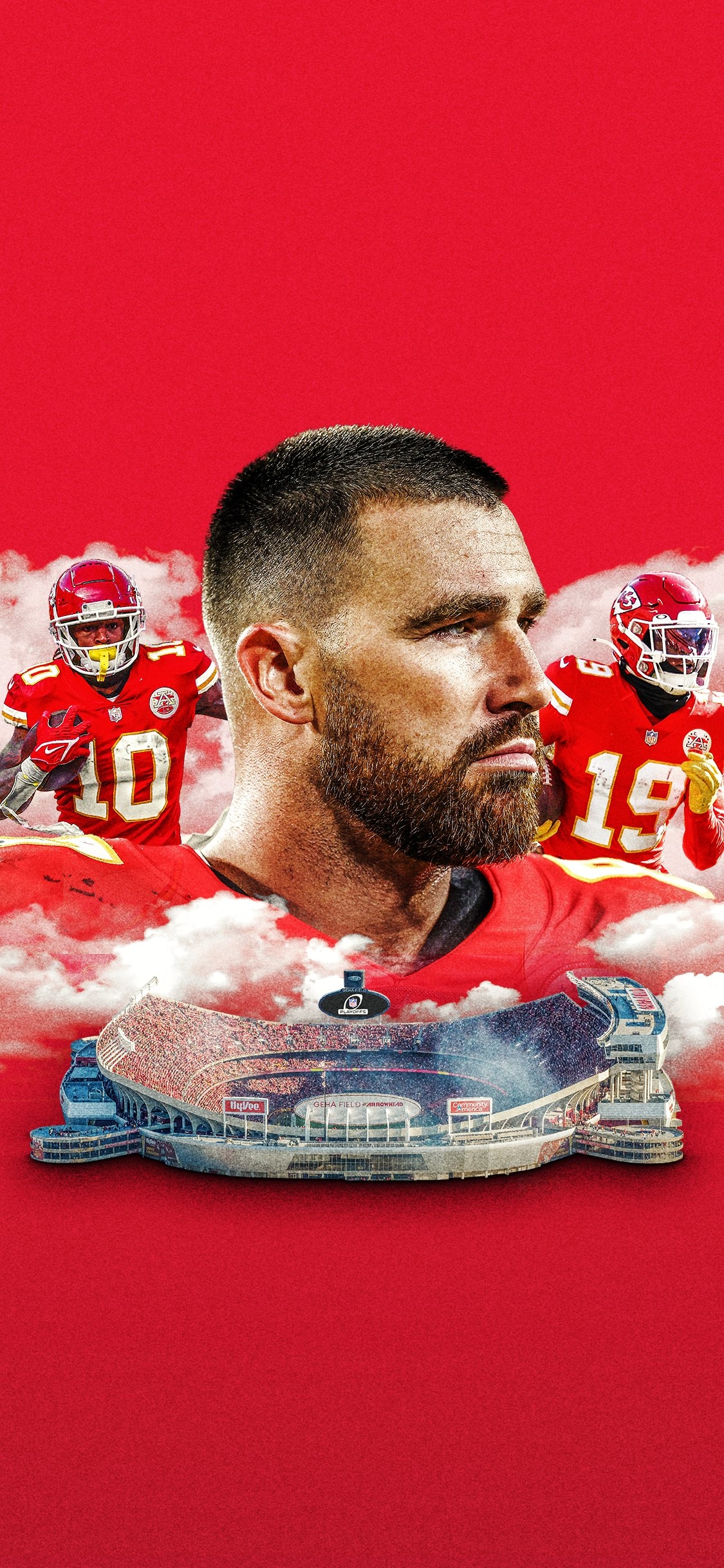 1130x2440 X \ Kansas City Chiefs على X: We heard y'all wanted some playoff wallpaper, Phone