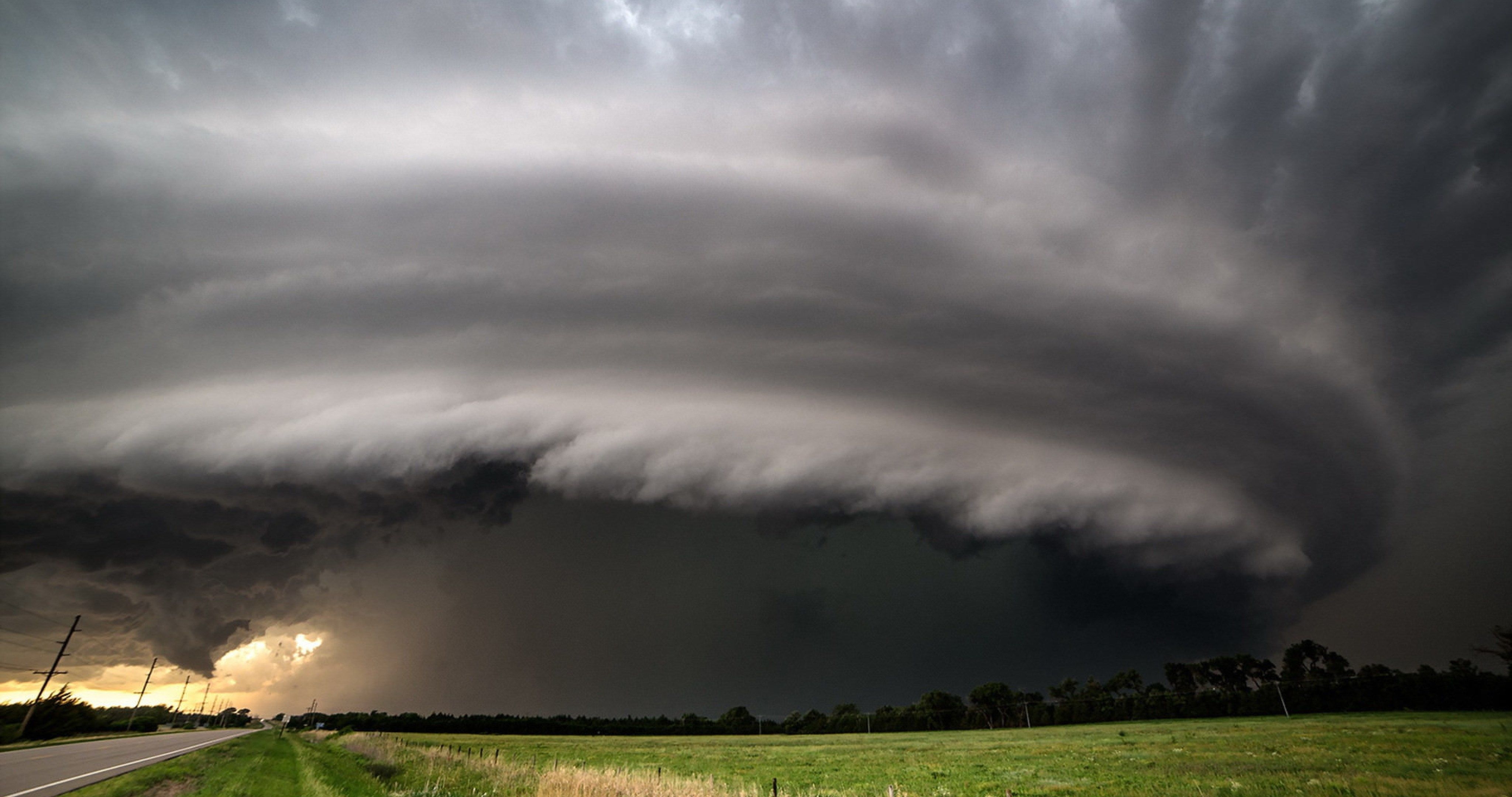 4100x2160 storm on road 4k ultra HD wallpaper. Storm picture, Landscape wallpaper, Supercell thunderstorm, Desktop