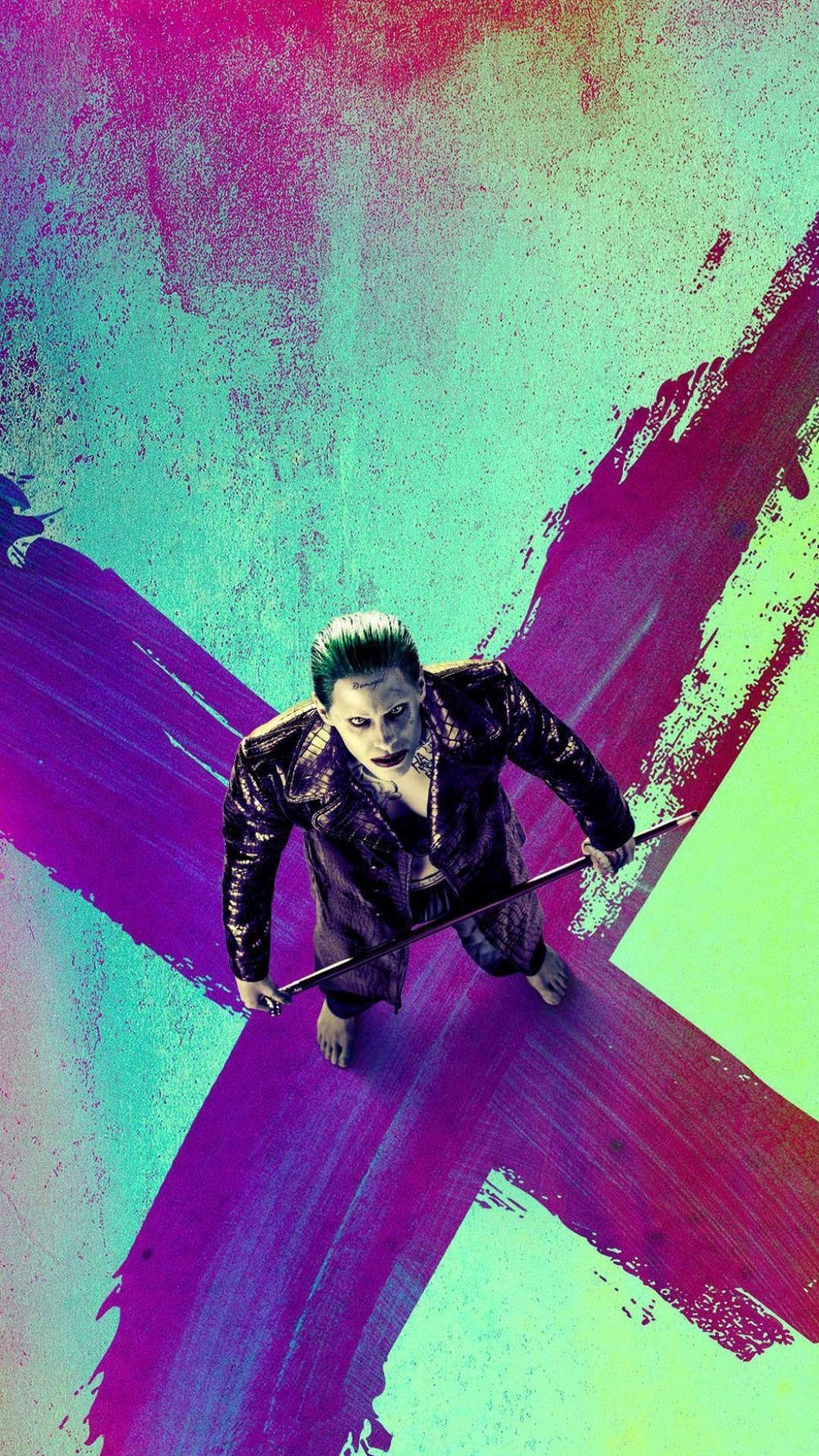 1080x1920 Joker Suicide Squad Top View X Android Wallpaper free download, Phone