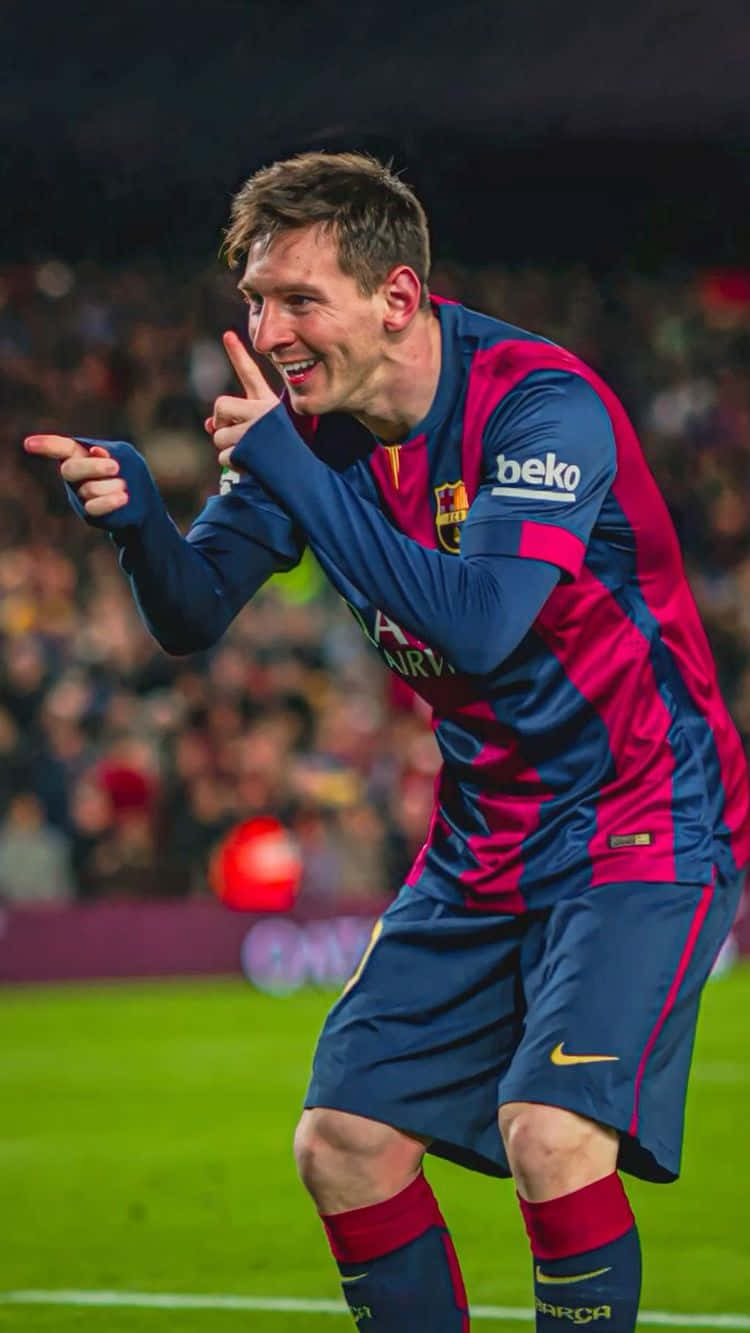 750x1340 Download Messi iPhone Pointing, Phone