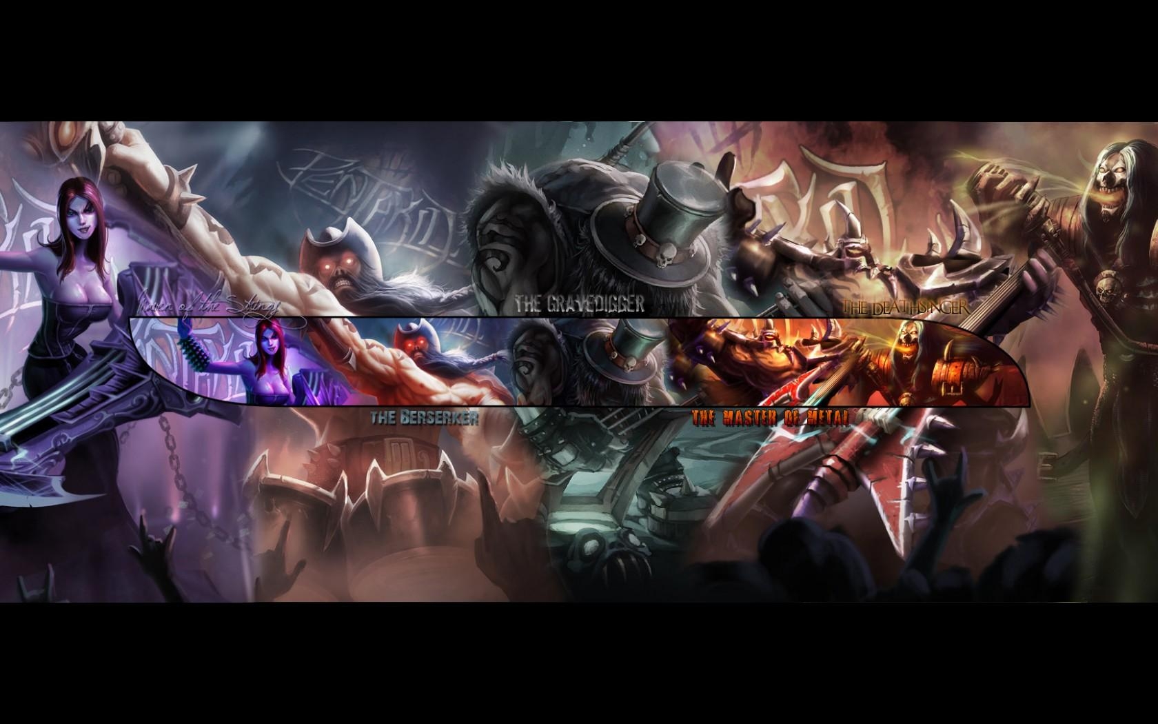 1680x1050 Sona Wallpaper Of Legends Pentakill Art Free Wallpaper, Desktop