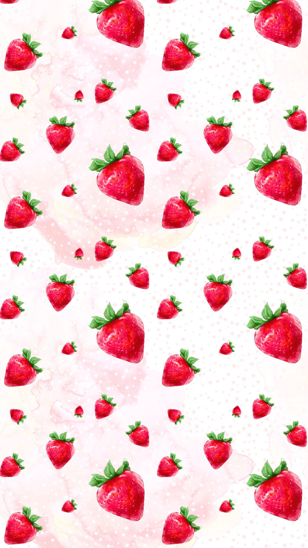 1250x2210 iPhone Wallpaper Strawberry Kawaii Background Tumblr, Phone