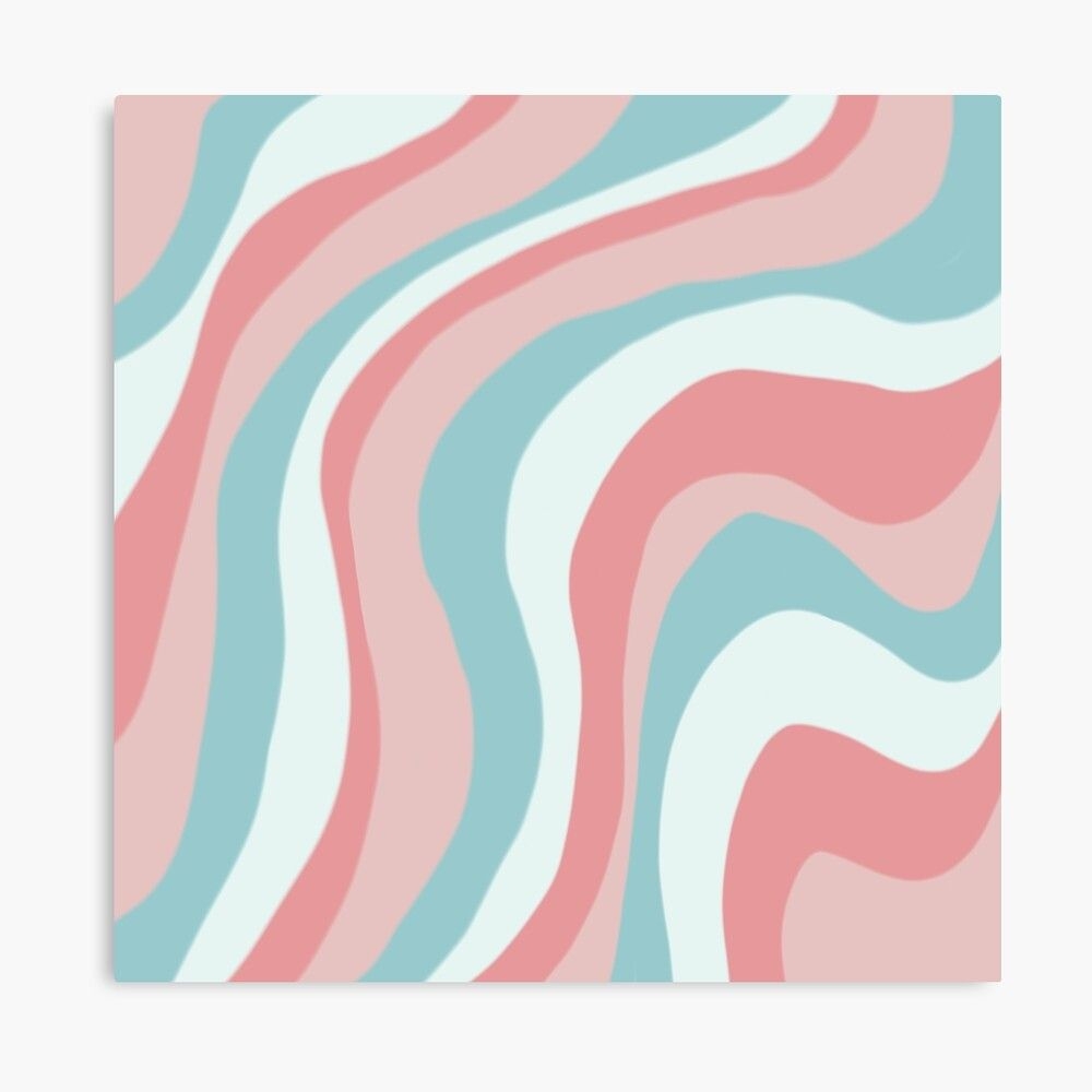 1000x1000 Aesthetic Wallpaper With Color Lines Poster By Pastel PaletteD, Phone