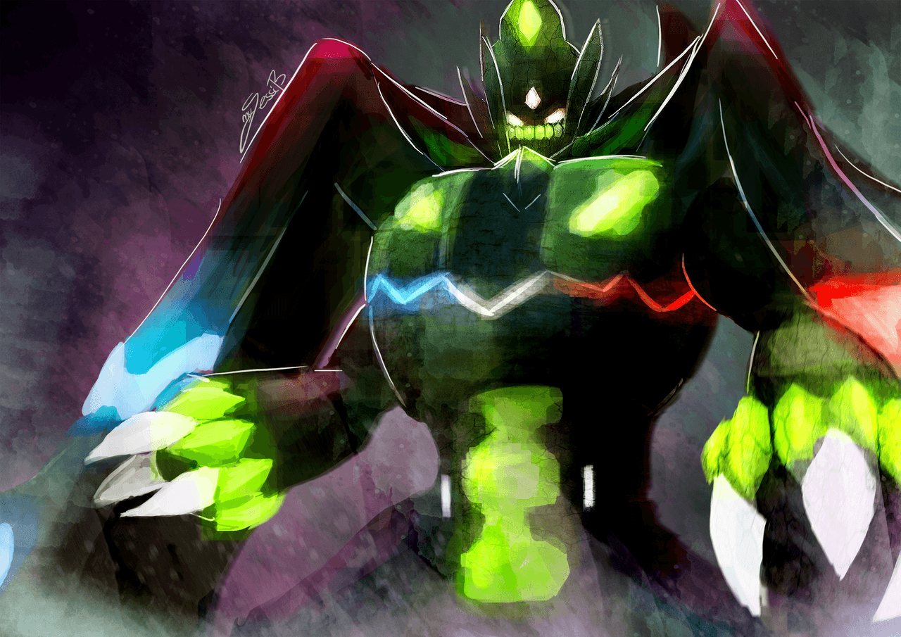 1280x910 Super Perfect Cell VS Perfect Chaos VS Zygarde Complete Forme, Desktop