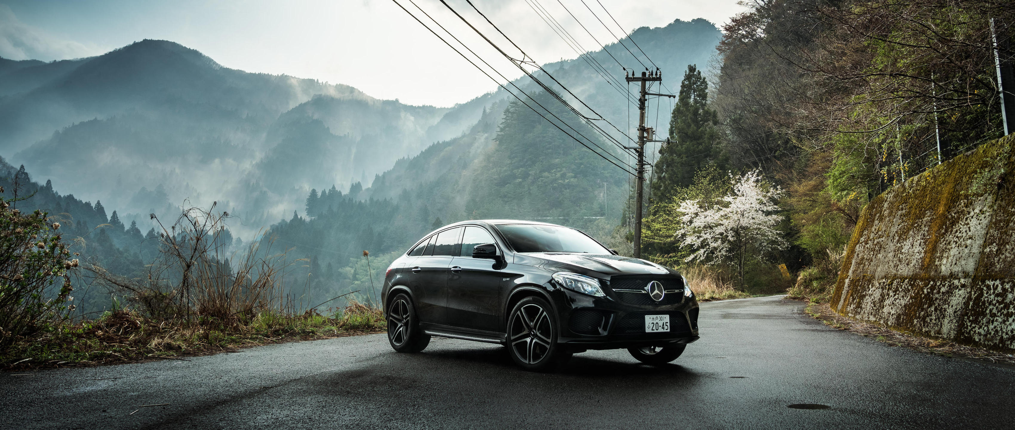 3400x1440 Mercedes AMG GLE 43 4MATIC Coupé Wallpaper. #MBsocialcar, Dual Screen