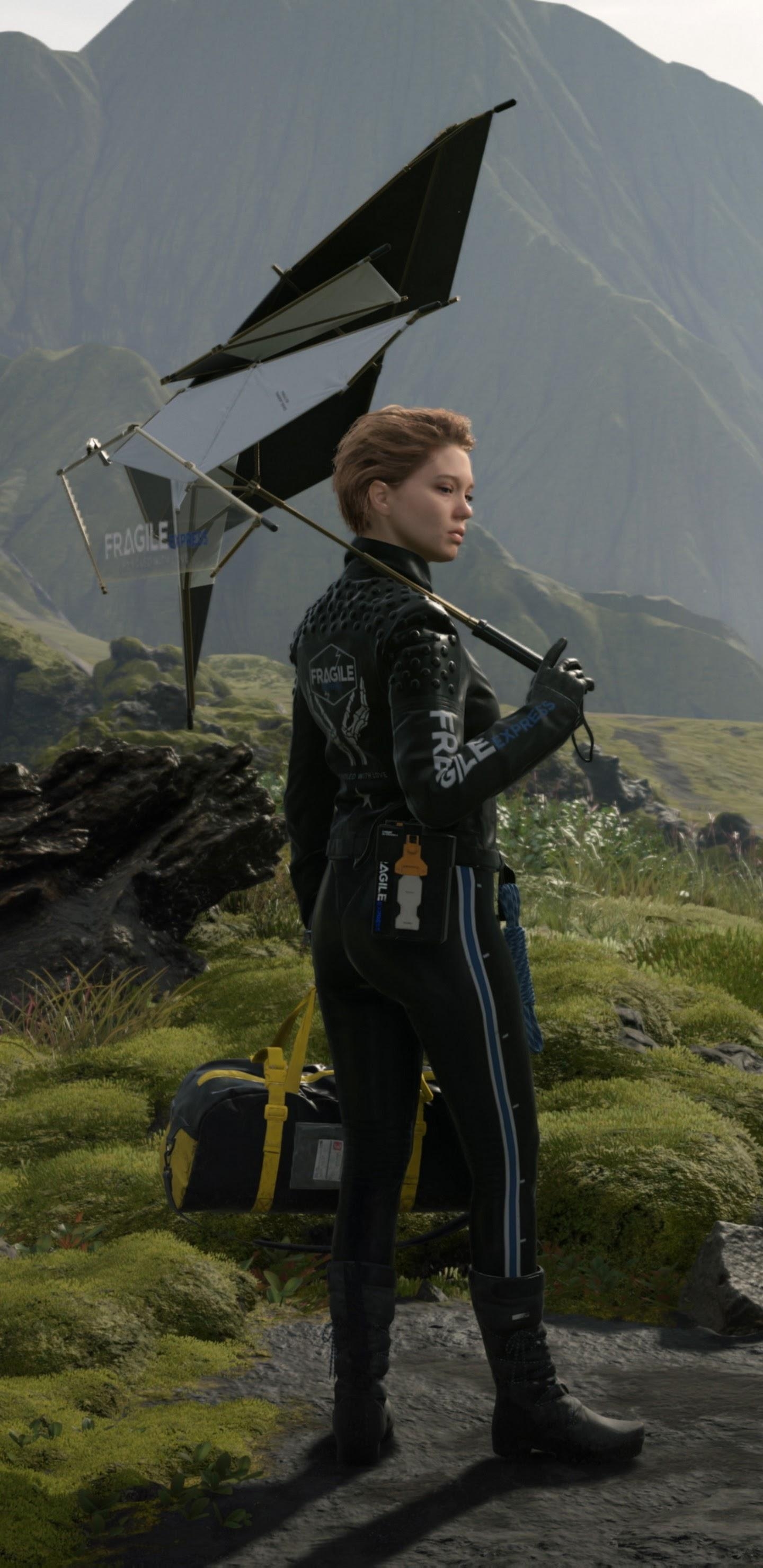 1440x2960 Death Stranding Fragile Lea Seydoux 4K Wallpaper, Phone