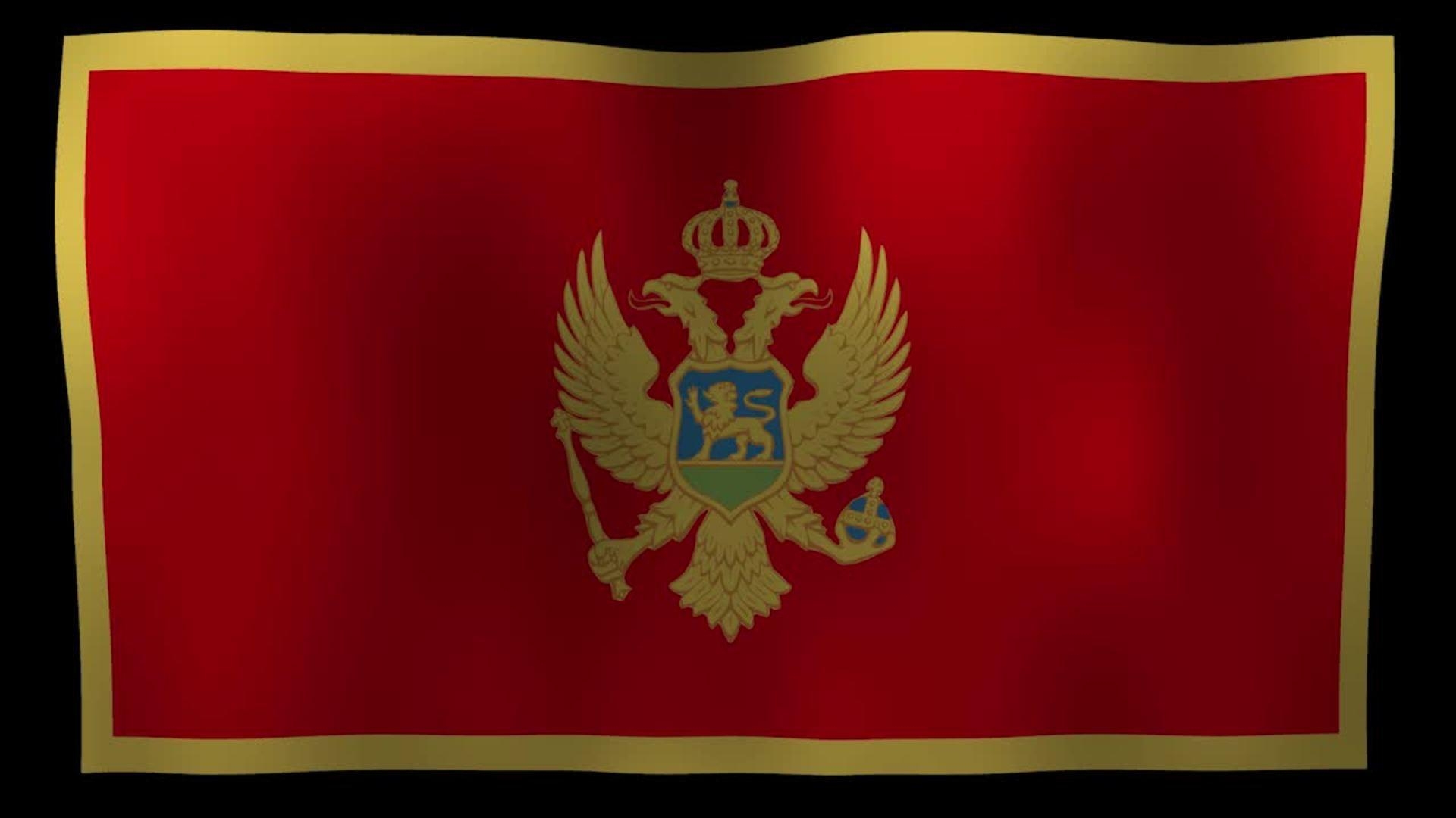 1920x1080 Montenegro Flag 4K Motion Loop After Effects HD, Desktop