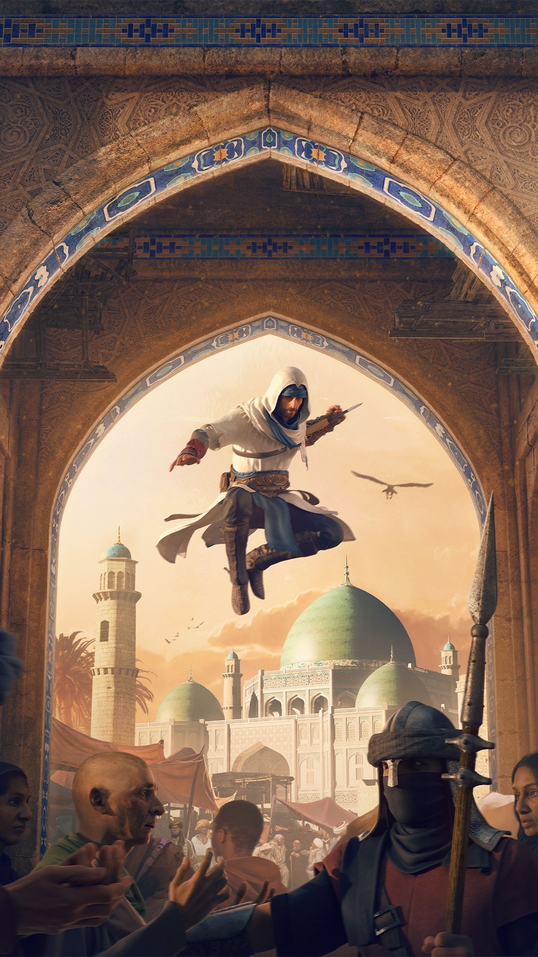 1080x1920 Assassin's Creed ready to experience Basim's journey in Baghdad. Download the Assassin's Creed Mirage fan kit on UbiConnect for concept art, wallpaper, and more! #AssassinsCreed, Phone